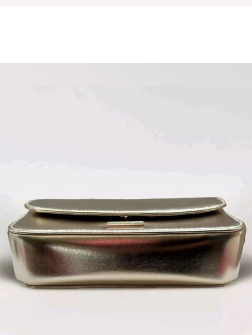 Jimmy Choo Parfums Gold Clutch W/ Chain - Picture 5 of 6